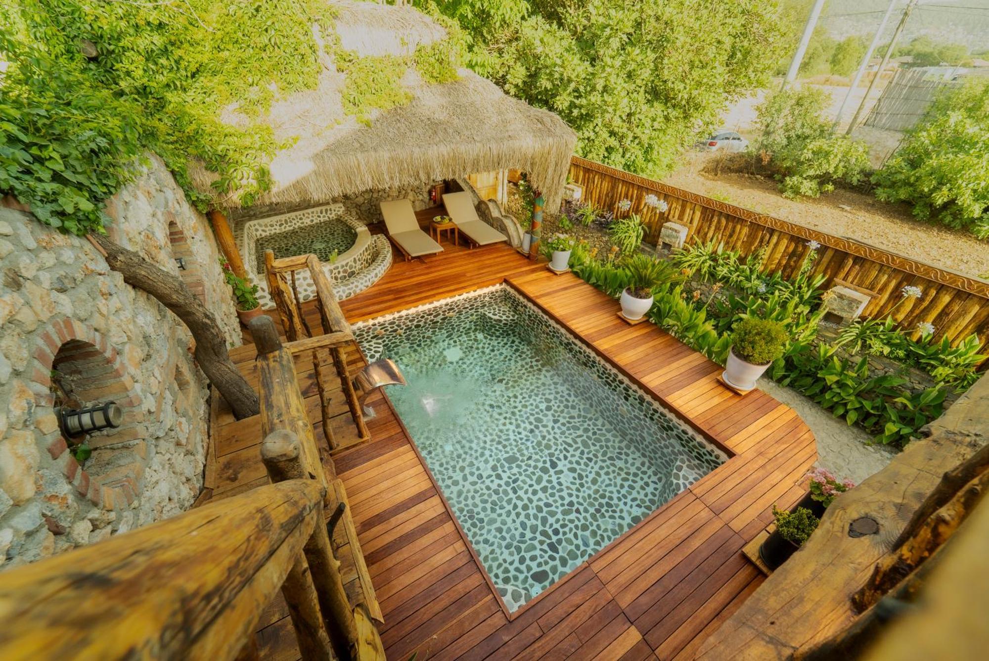 Levissi Lodge Otantic Stone Villa In Kayakoy Exteriör bild
