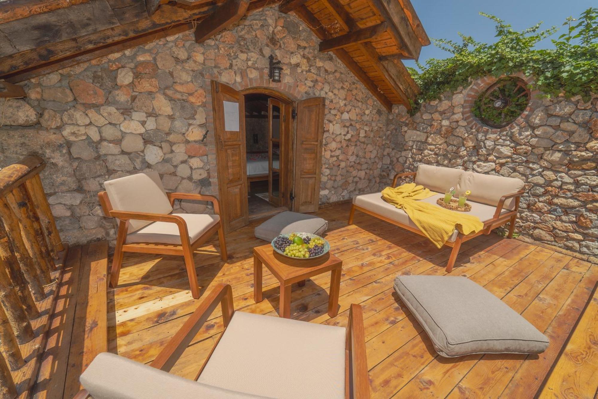 Levissi Lodge Otantic Stone Villa In Kayakoy Exteriör bild