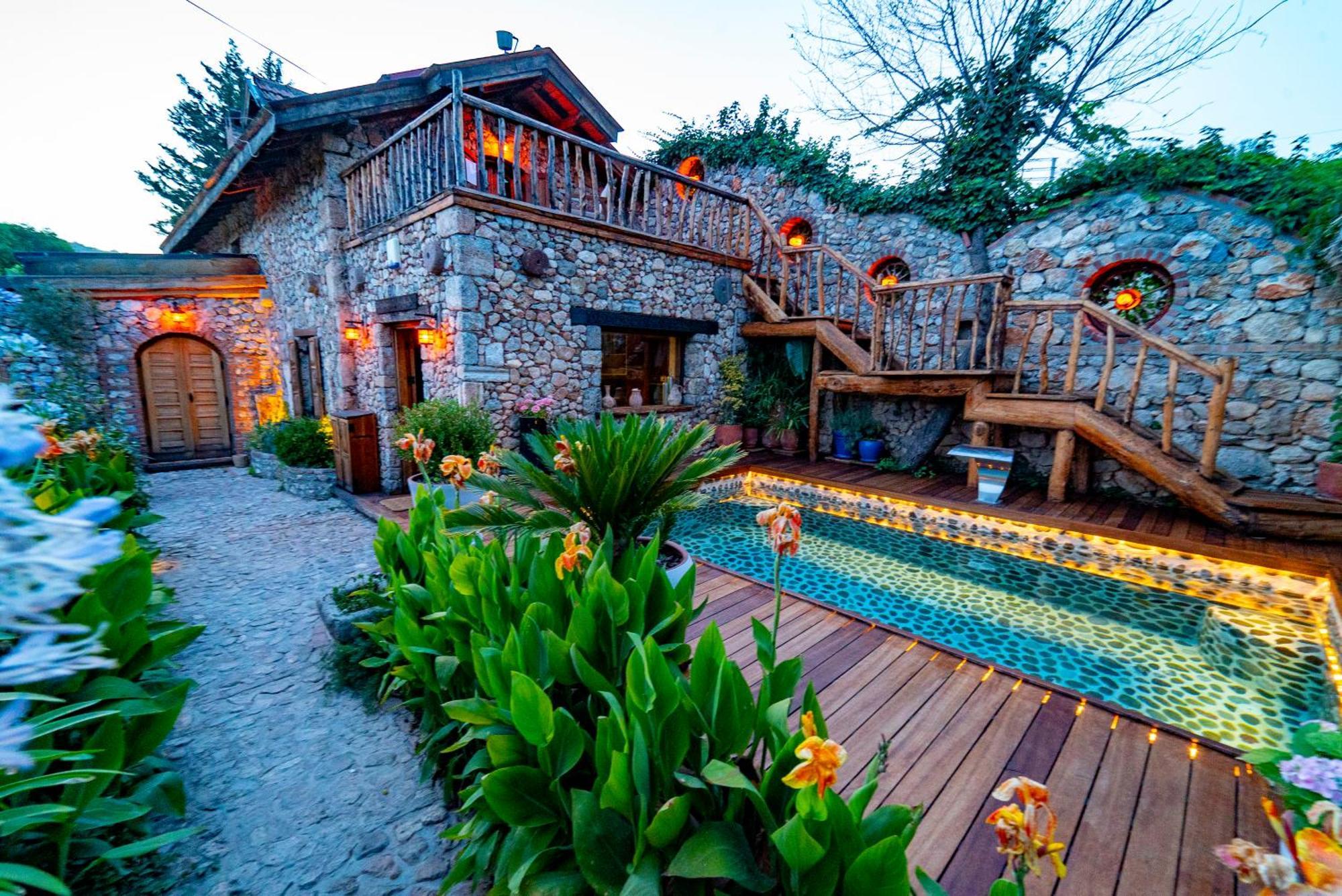 Levissi Lodge Otantic Stone Villa In Kayakoy Exteriör bild