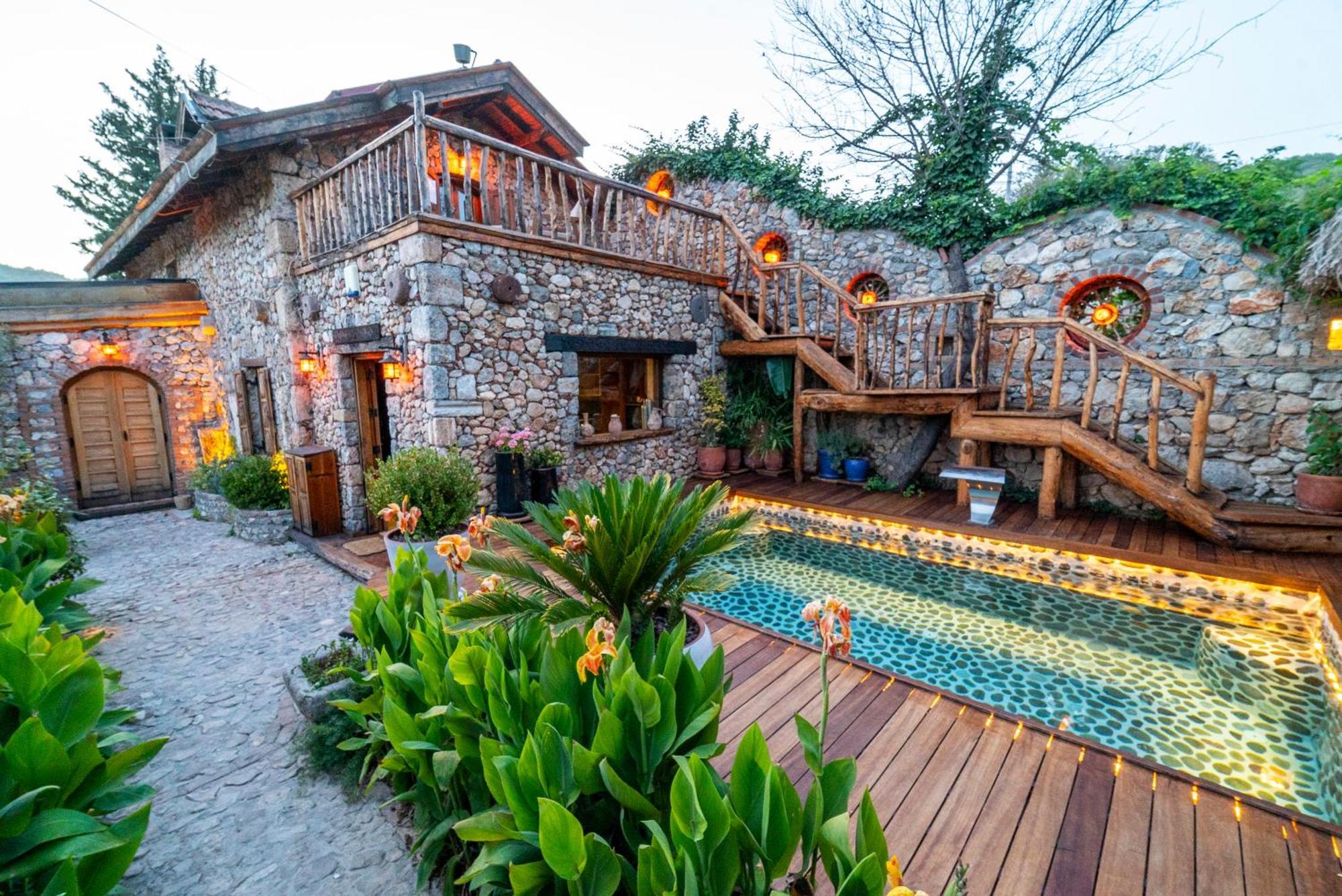 Levissi Lodge Otantic Stone Villa In Kayakoy Exteriör bild